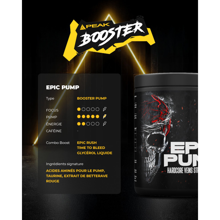 Booster de congestion puissant avec 16 g de précurseurs de NO