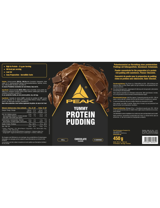 Yummy Protein Pudding - 450g