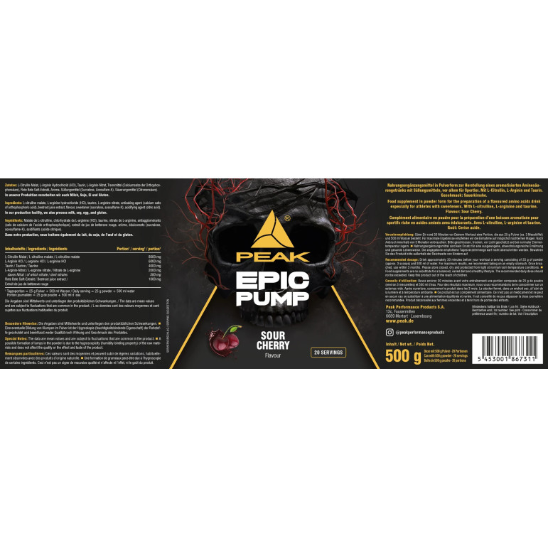 Powerful congestion booster with 16 g of NO precursors