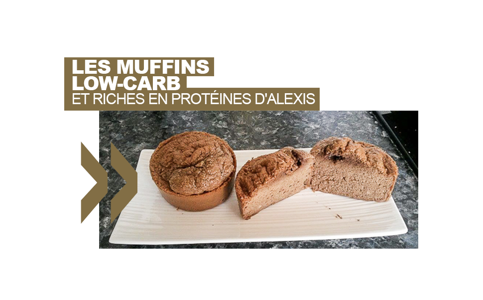 Les muffins low-carb et riches en protéines d'Alexis