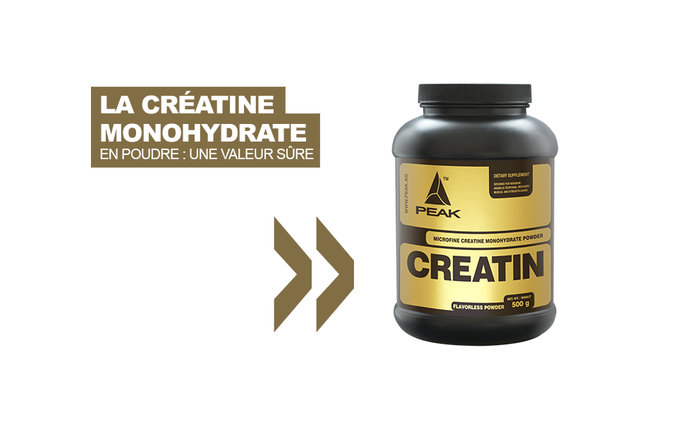 La créatine monohydrate en poudre : une valeur sûre !