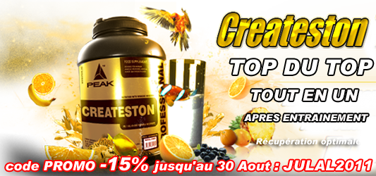 CREATESTON en promo - Le top du Post-training